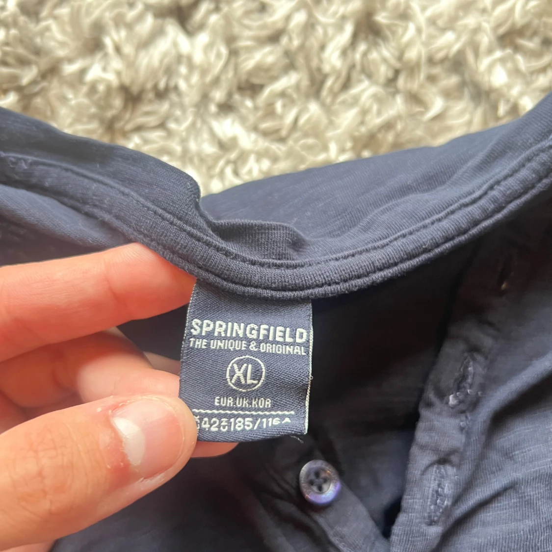 Svart långärmad tröja Springfield  - 1