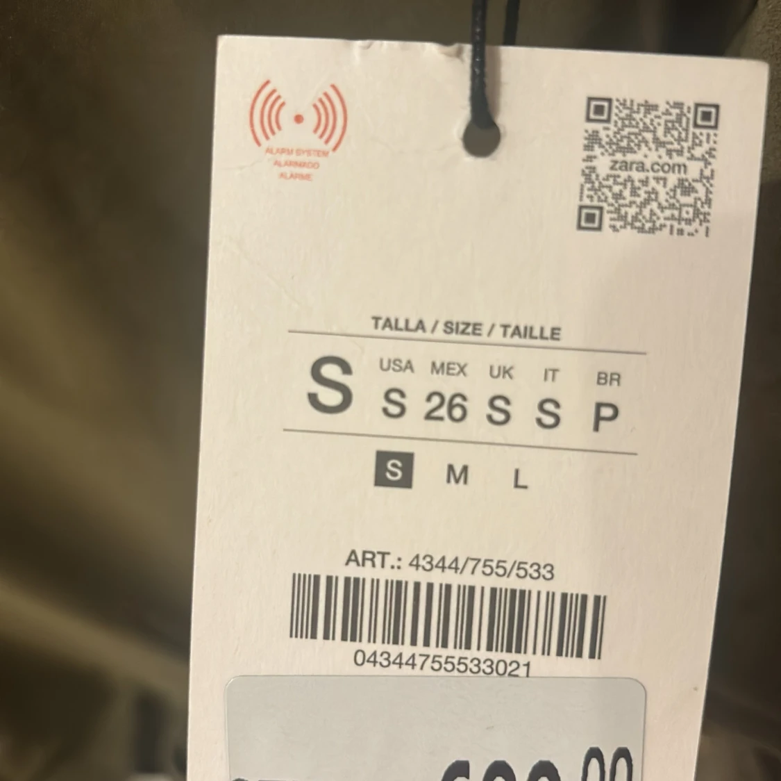 slutsåld mocka zara jacka grön - 4