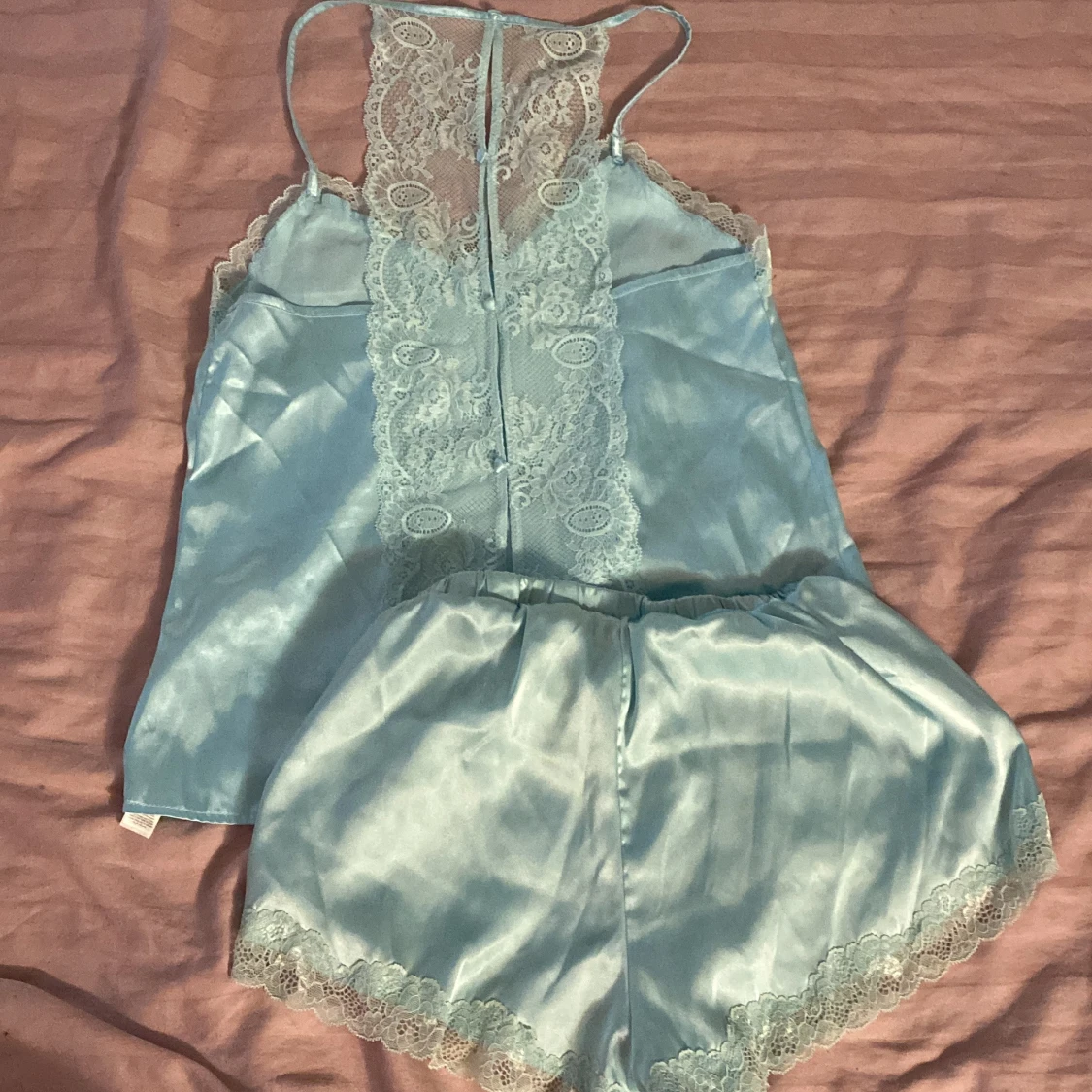 Ljusblå satin linnetopp från Censored - 1