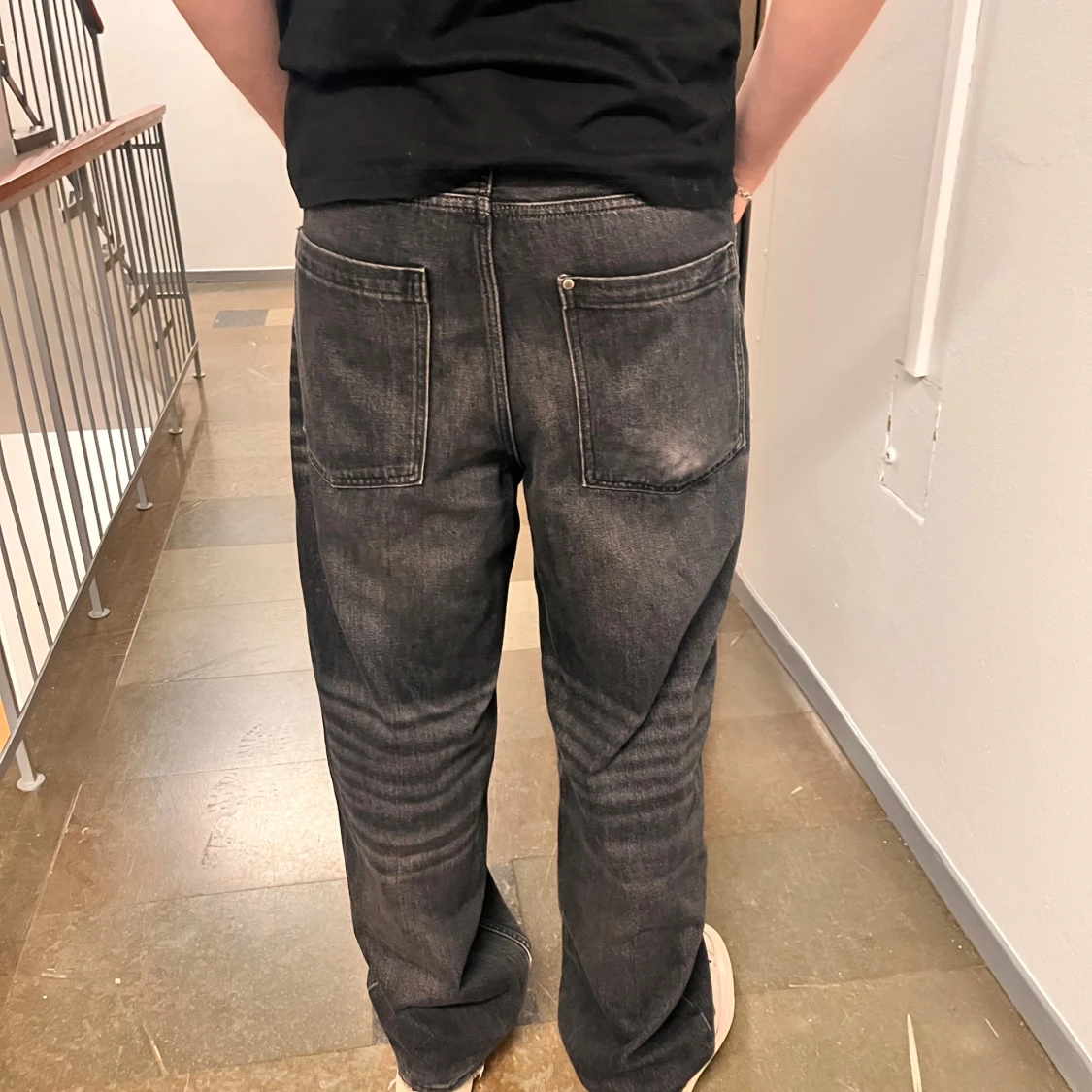 Svart jeansbyxor H&M - 2