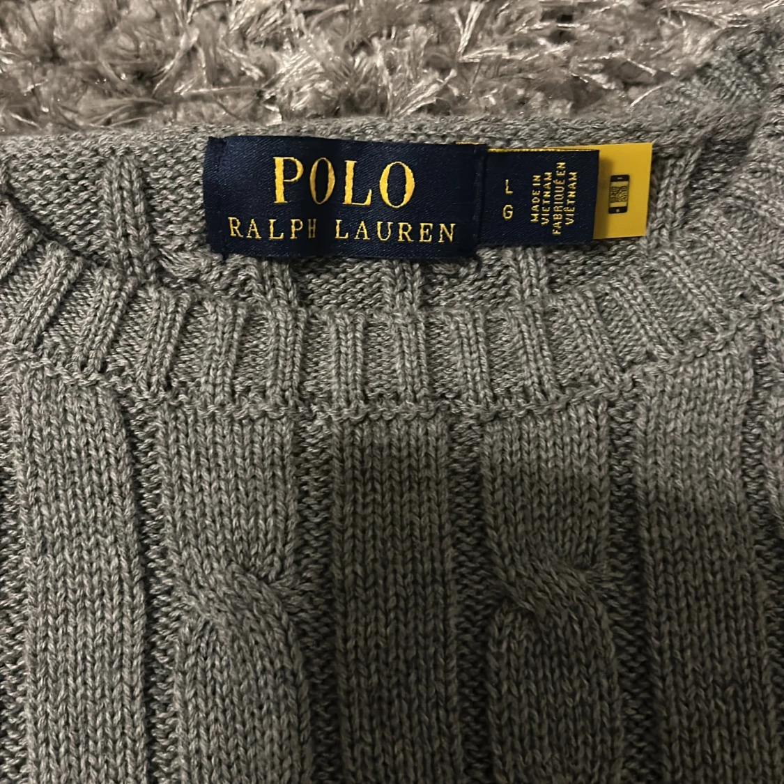 Ralph lauren kabelstickad sweatshirt - 2