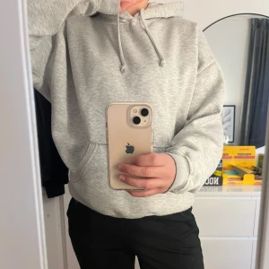 Grå hoodie från BikBok - Säljer en stilren grå hoodie från BikBok. Den har en klassisk design med dragsko i huvan och en praktisk magficka. Perfekt för en avslappnad look. Hör av dig vid intresse! 😊