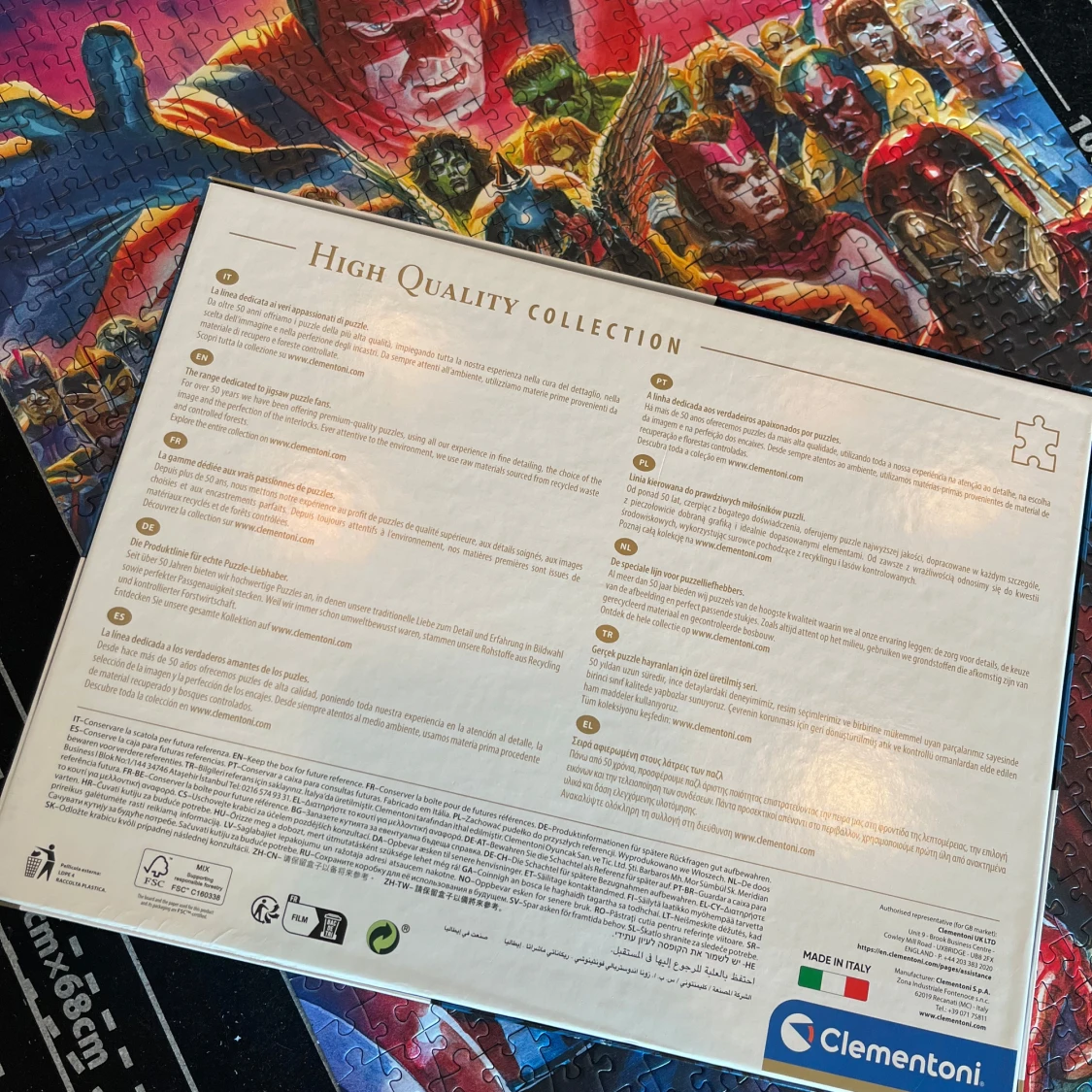 Marvel 1000-bitarspussel från Clementoni - 4