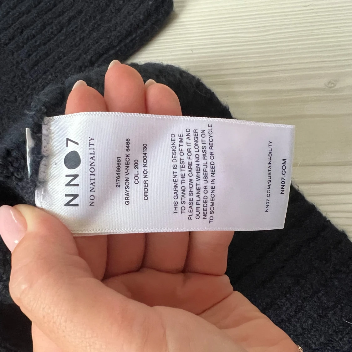 Stickad tröja från NN07 - 2