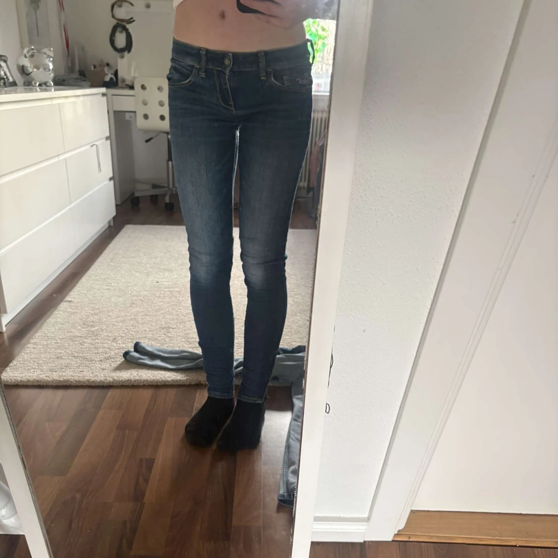 Blå jeans från Hollister - 4