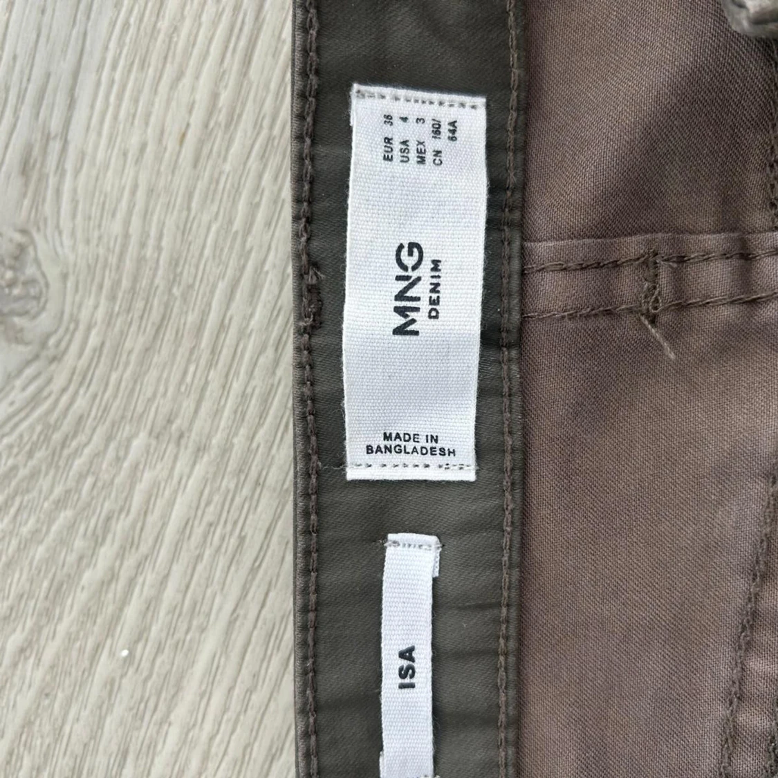 Mörkgrå skinny byxor från MNG Denim - 2