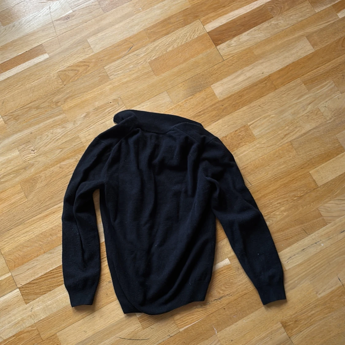 Svart half zip ulltröja från Gant - 3