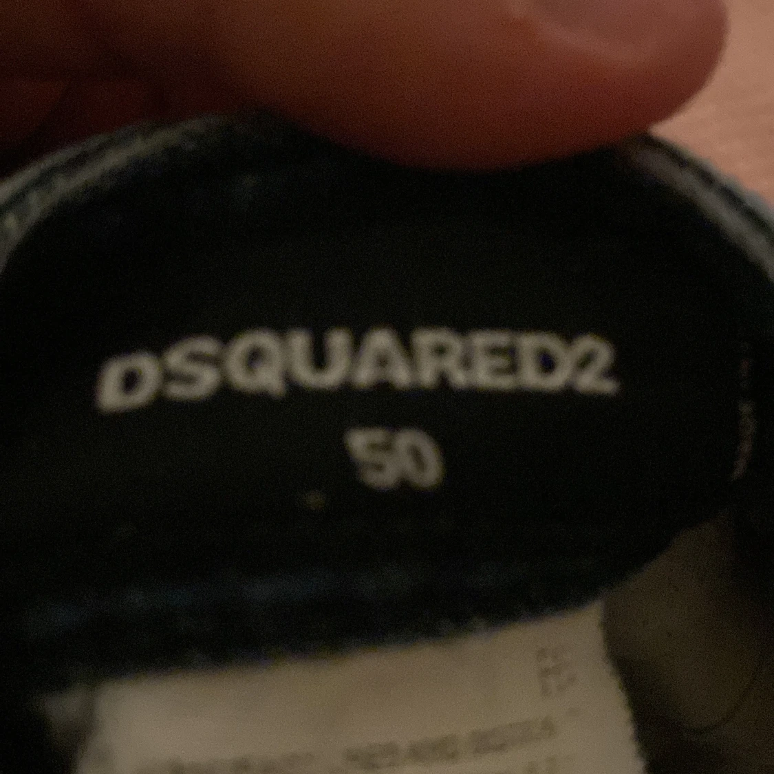 Dsquared2 blå skinny jeans med slitningar - 4