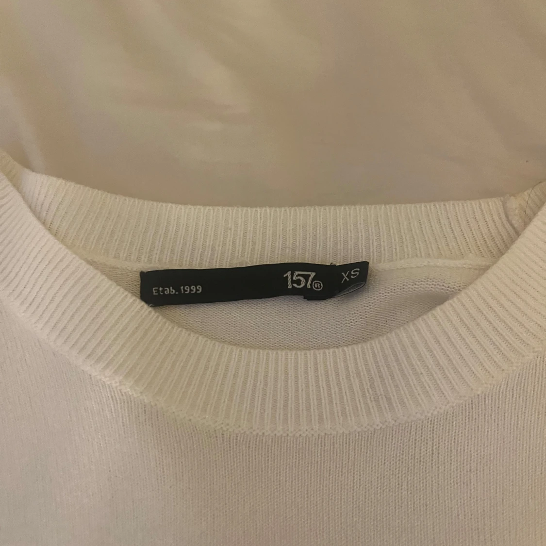 Vit stickad tröja från 157 XS - 2