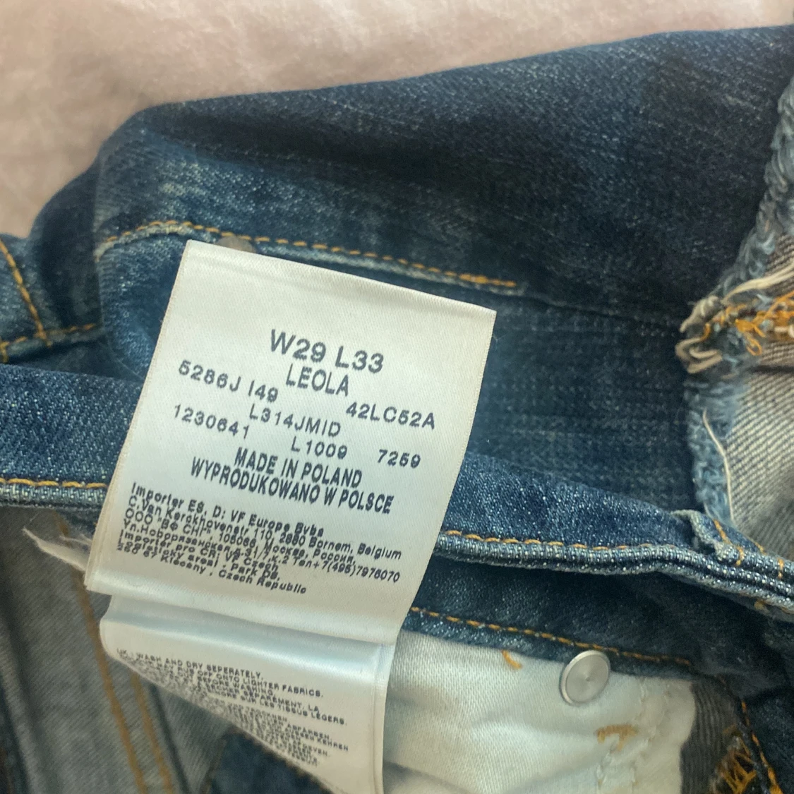 Blå jeansshorts från Lee - 2