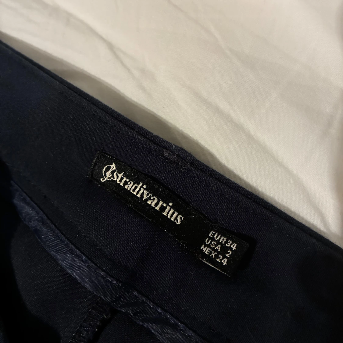 Mörkblå kostymbyxor Stradivarius 34 - 2