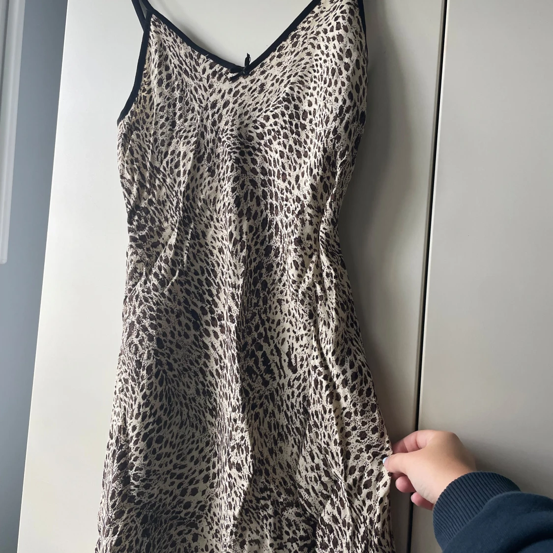 Leopardmönstrad kortklänning💛 - 1