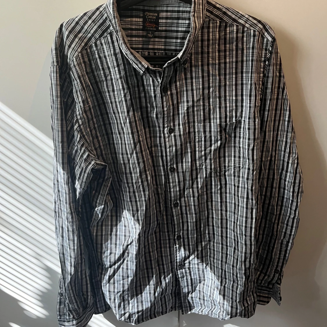 Randig skjorta i bomull Premium Cotton