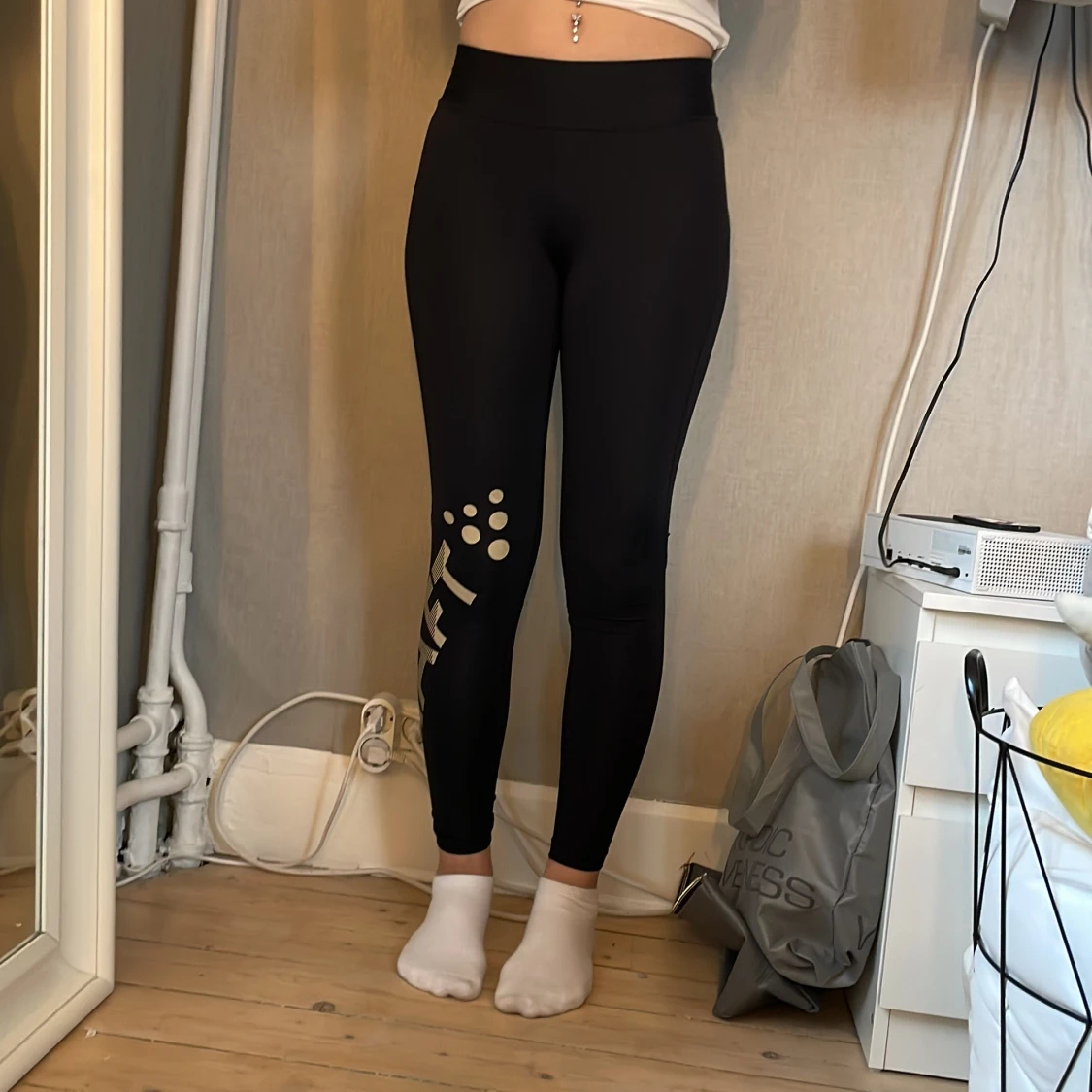 Svarta leggings från Craft stl L