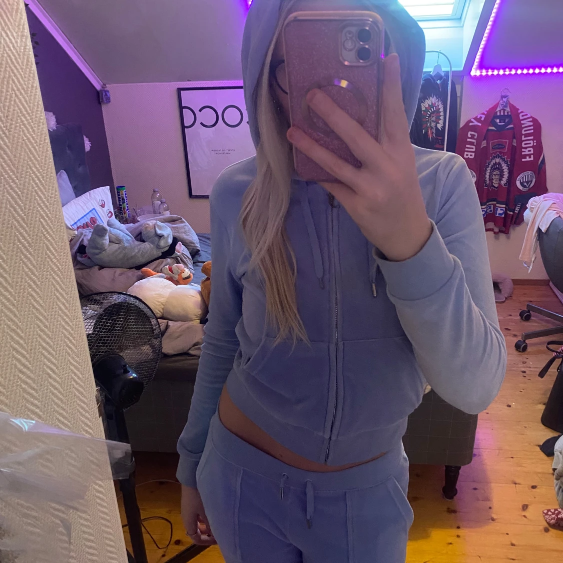 Ljusblå juicy tröja - 3