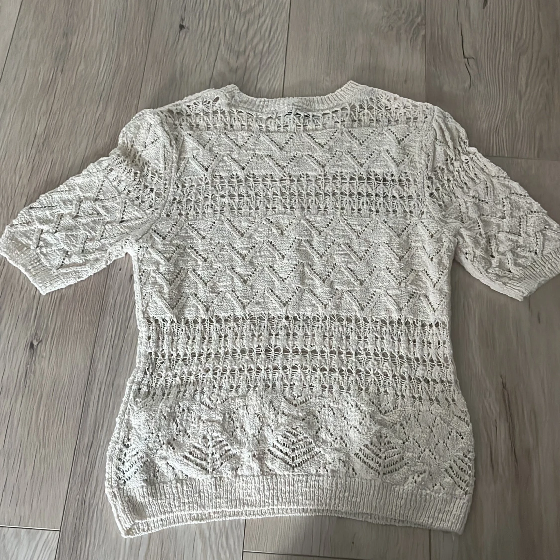 Vit stickad tröja från Zara - 1