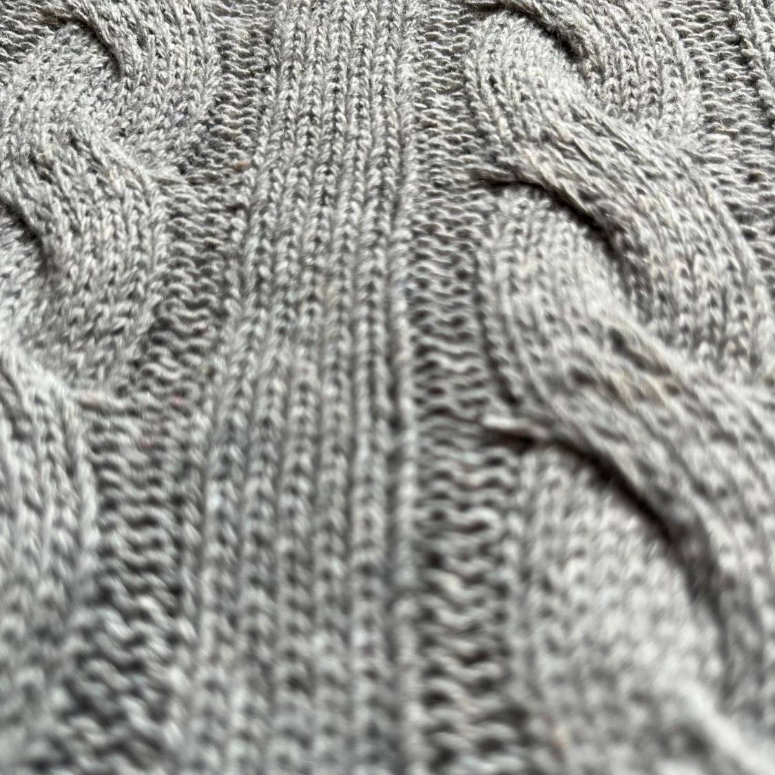 Grå stickad tröja från Ralph Lauren LÄS BESKRIVNINGEN - 2