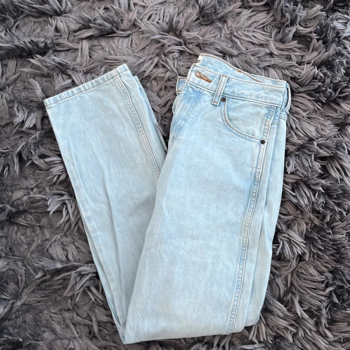 Ljusblå jeans från Wrangler - 4