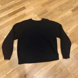 Svart tröja från Zara - Säljer en stilren svart tröja från Zara. Tröjan har en klassisk design med långa ärmar och rund halsringning. Perfekt för en enkel och bekväm look.
