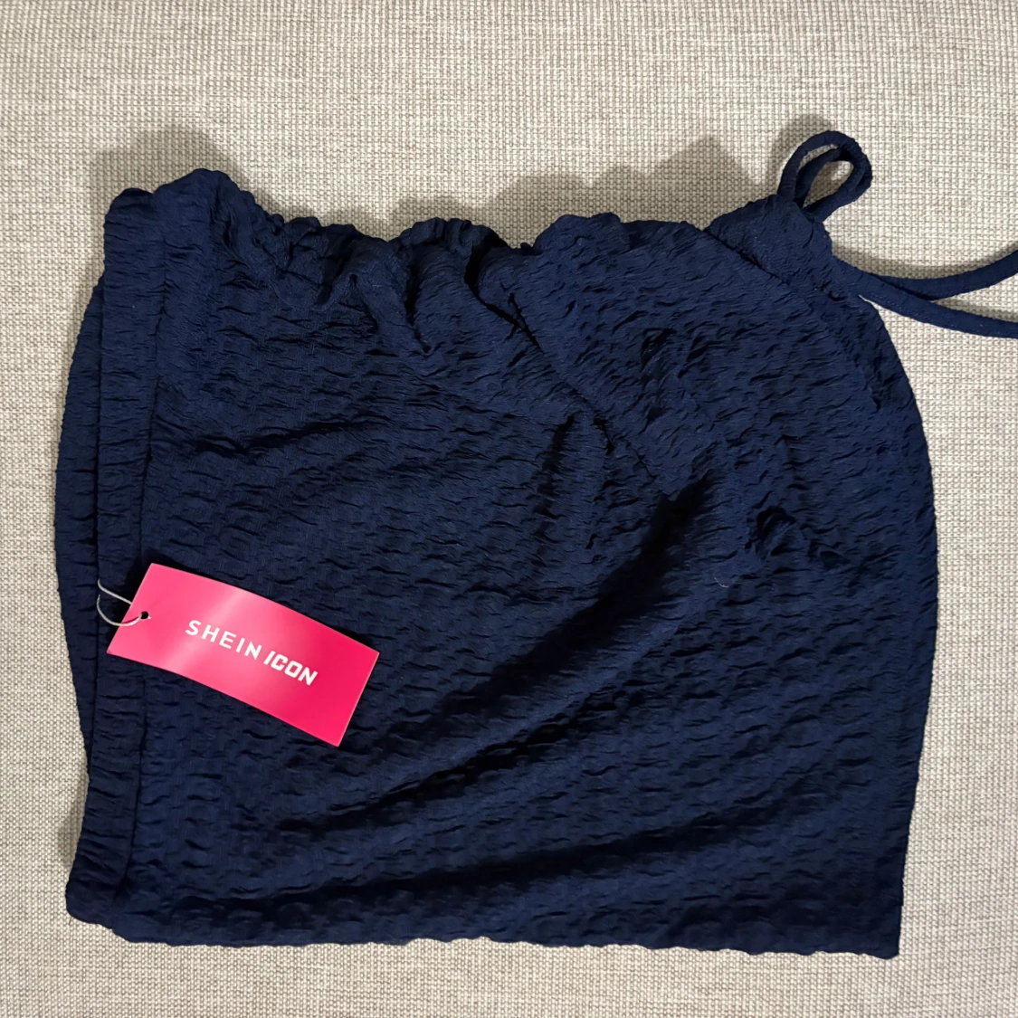 Mörkblå omlottkjol och topp från SHEIN