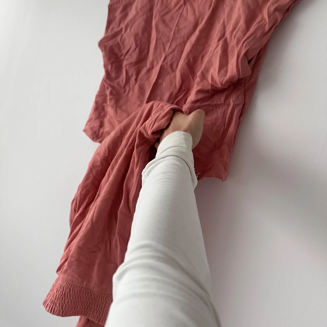 Persika färgad topp o byxor  - 1