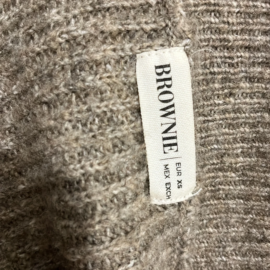 Beige brun tröja  - 3