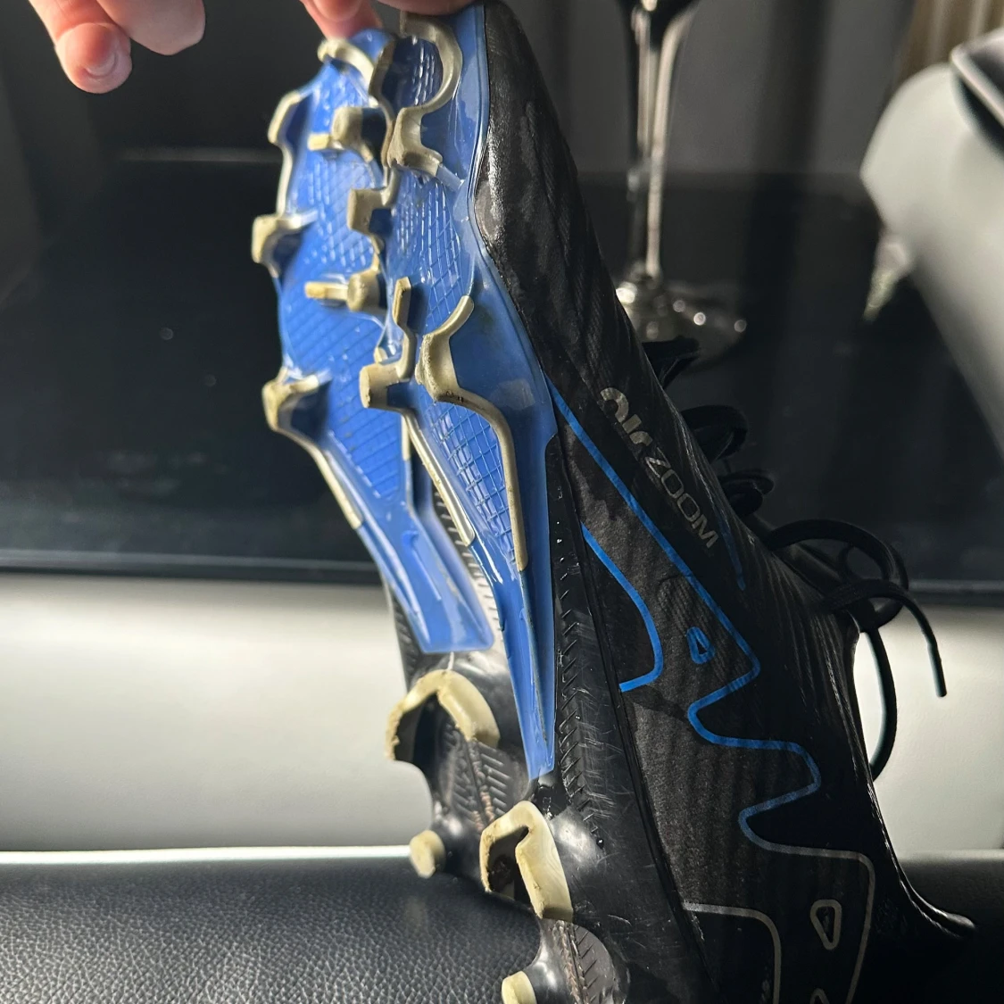 Nike Zoom fotbollsskor svart/blå - 4