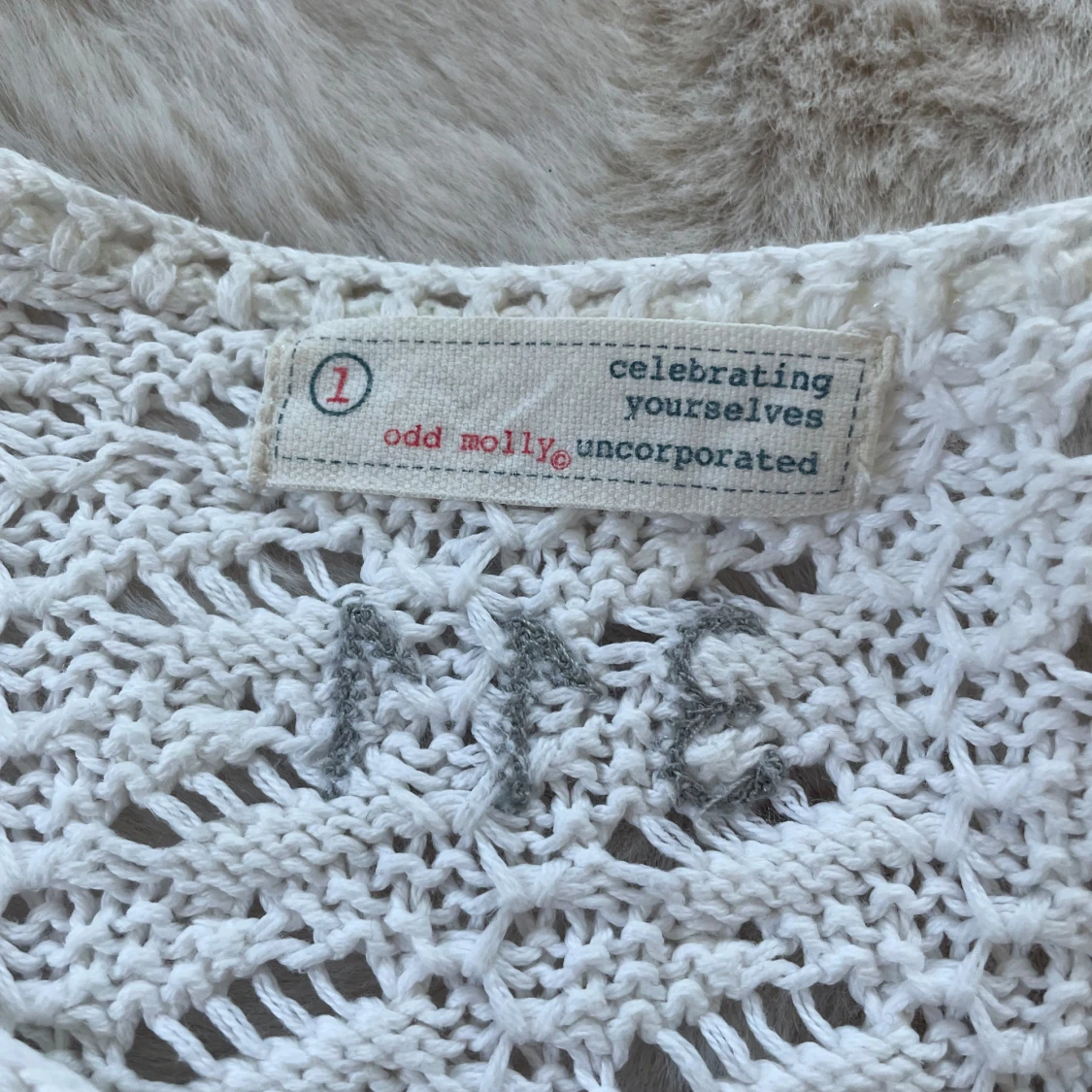 Vit stickad tröja från Odd Molly - 1