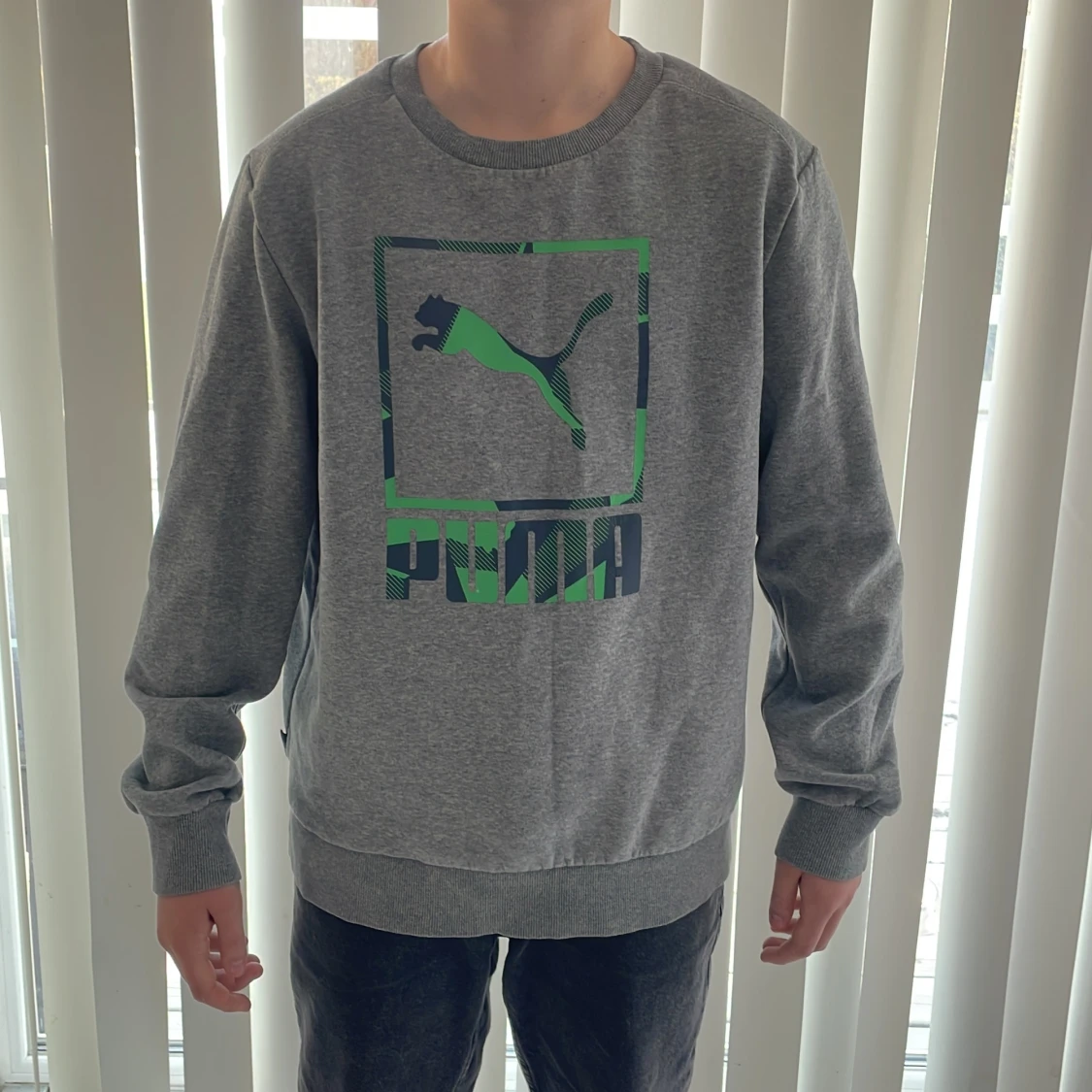 Grå sweatshirt från Puma