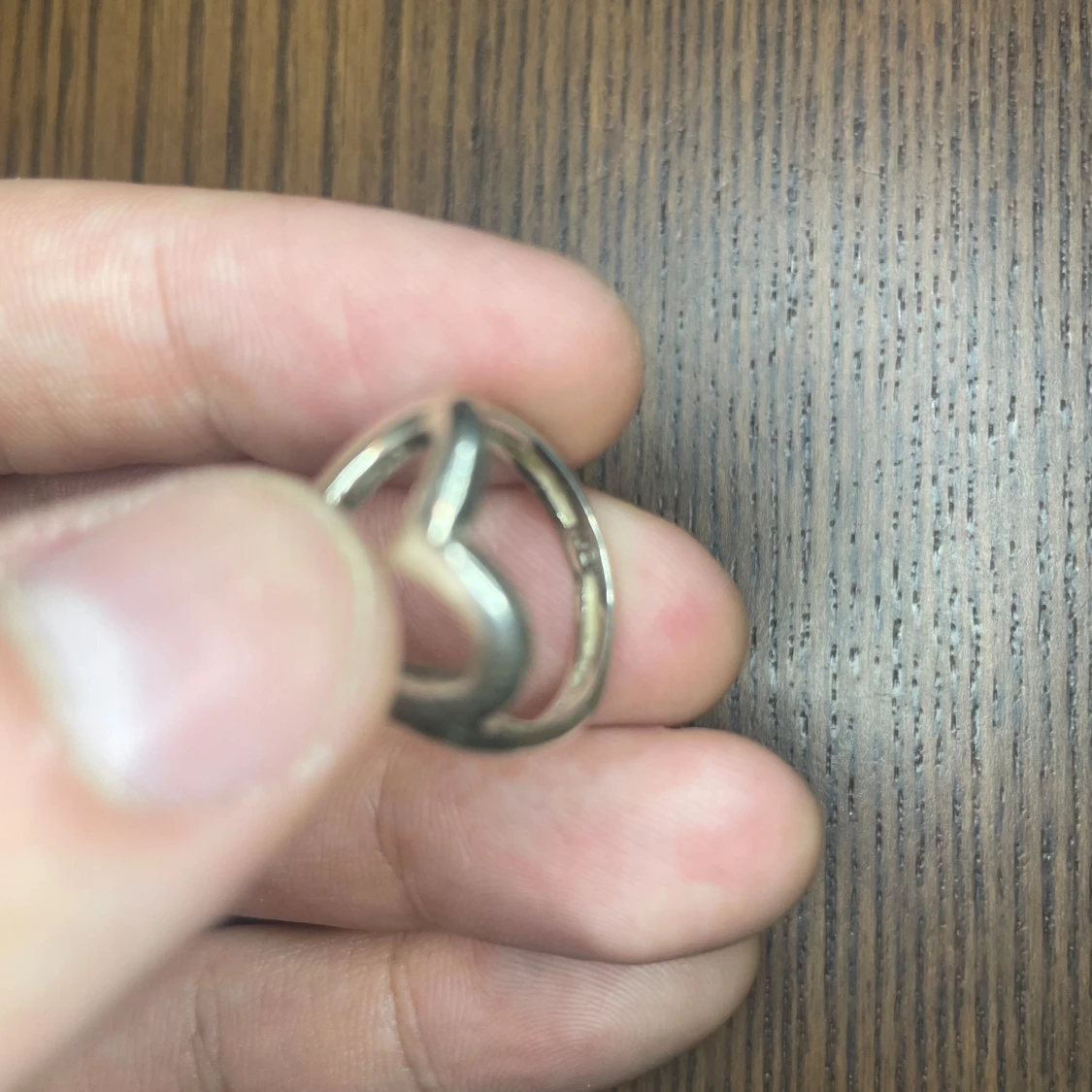 Silverring med hjärtdesign - 1