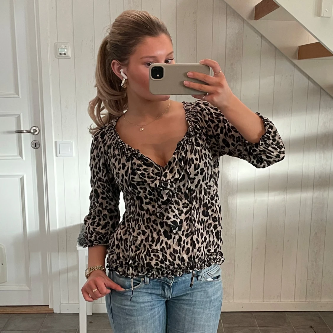Leopardmönstrad blus😍 - 1