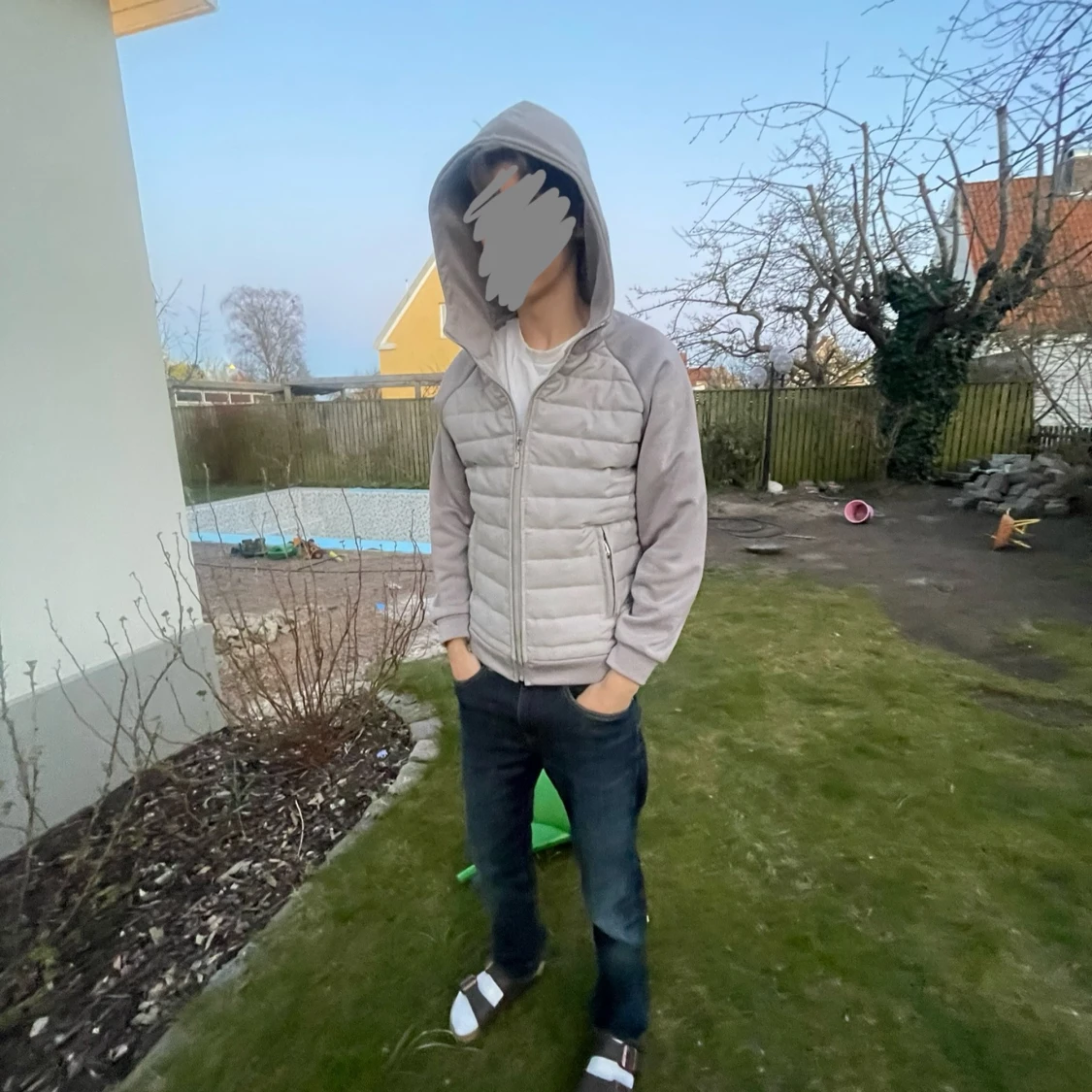 Grå Hybrid/Cardigan Jacka (Nyskick) - 4