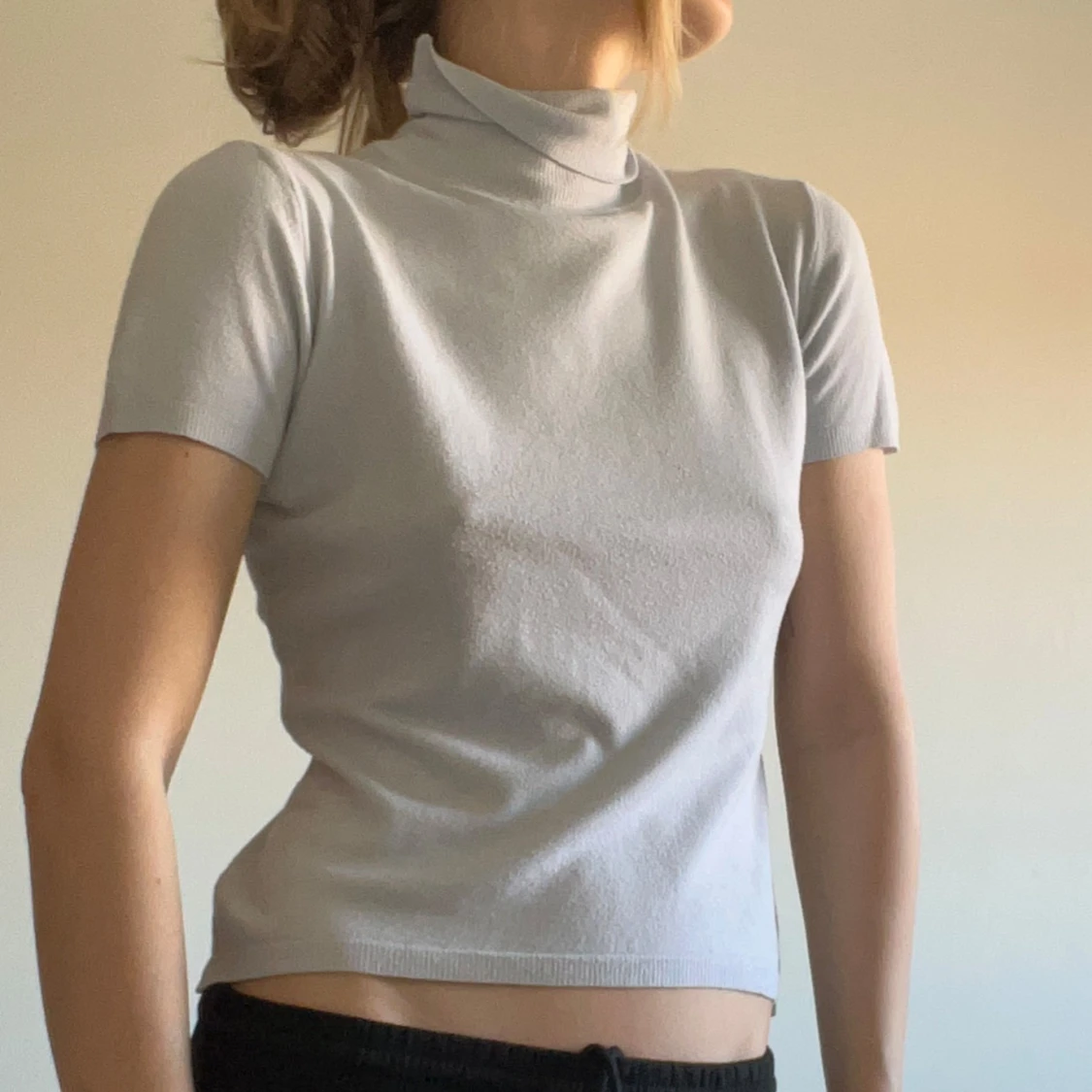 Ljusblå polotröja - 1