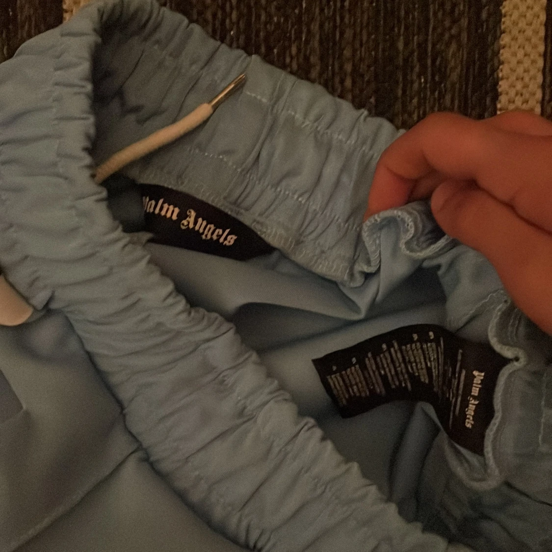 Blå träningsbyxor från Palm Angels S/M - 1