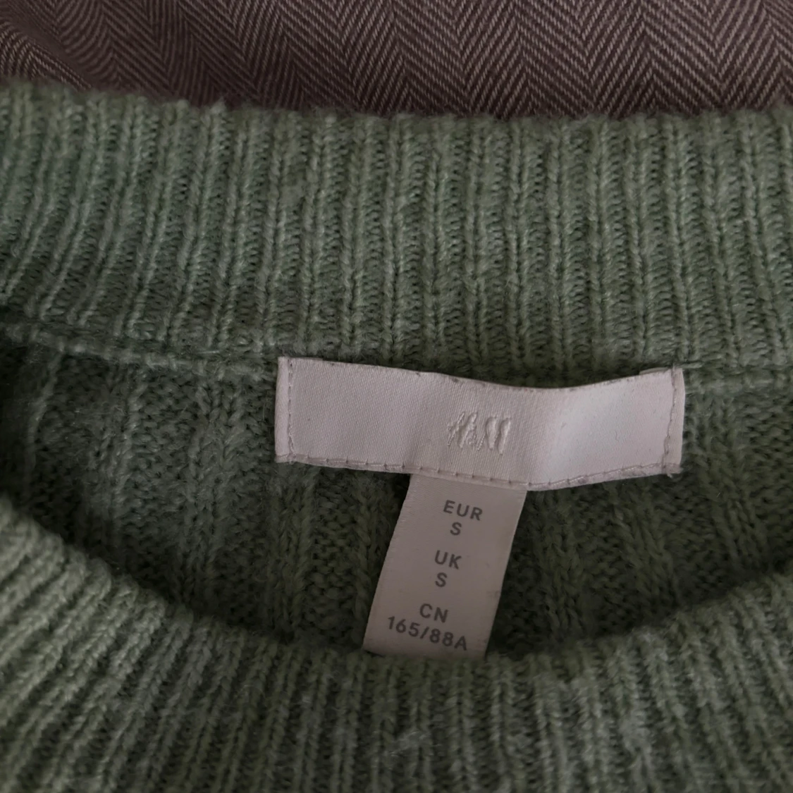 Grön stickad tröja från H&M - 1