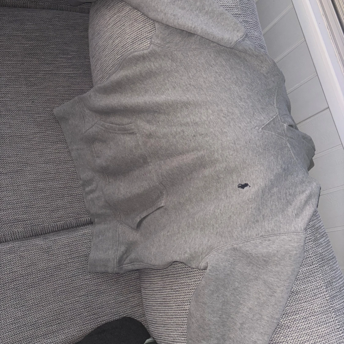 Grå hoodie från Ralph Lauren - 3