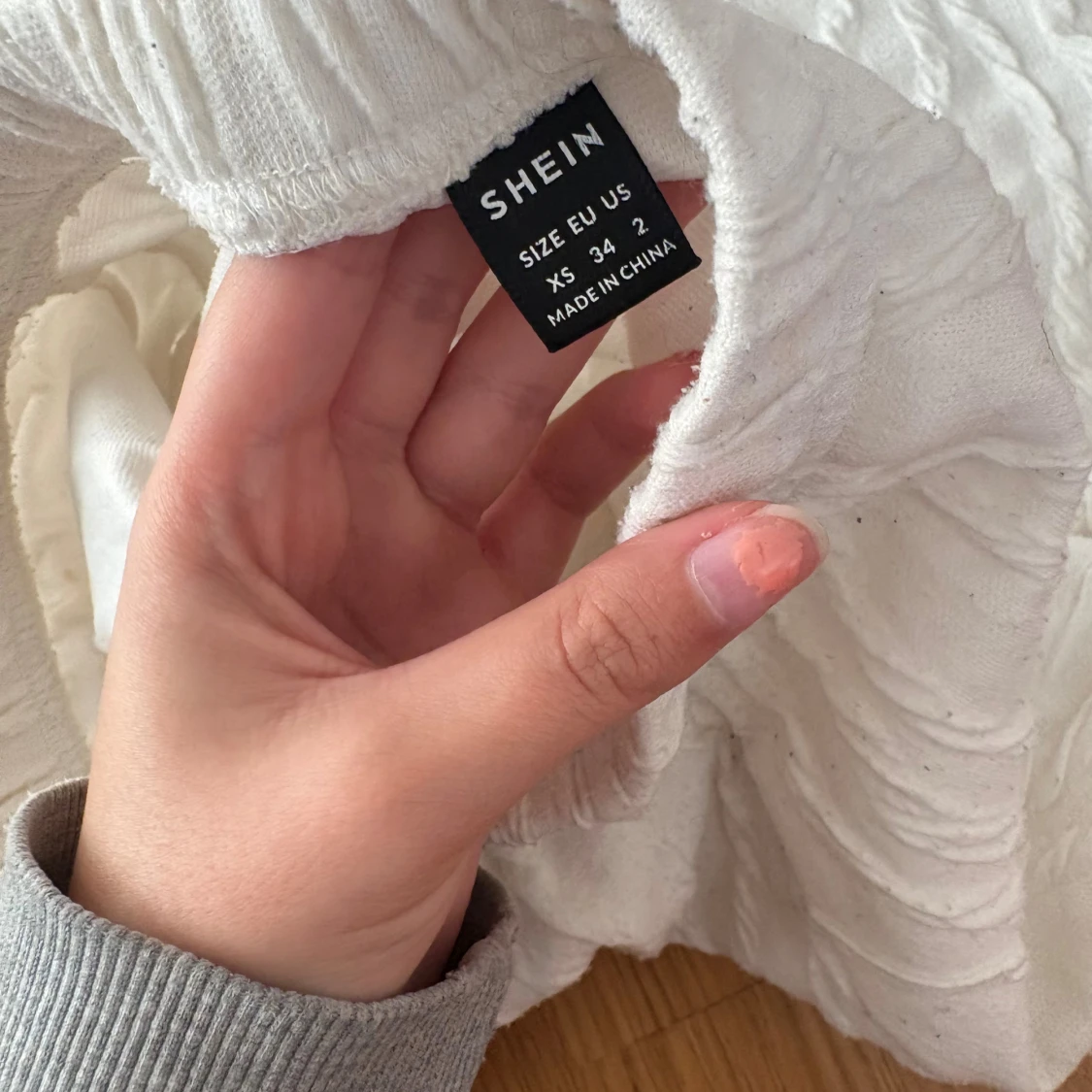 Vit långkjol från SHEIN i XS - 3