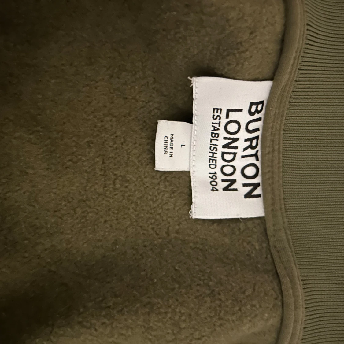 Olivgrön quiltad jacka från Burton London - 3