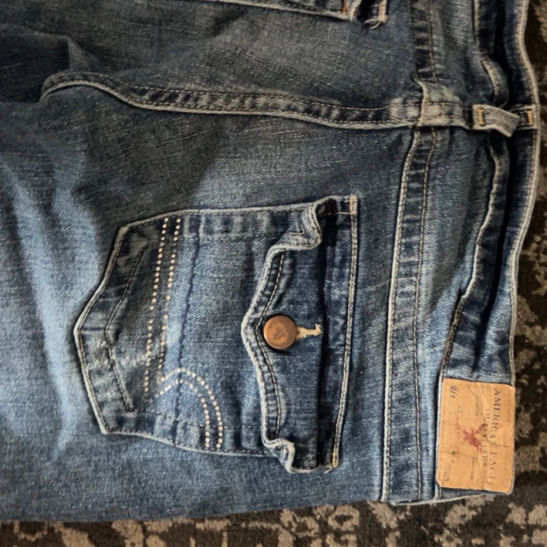 Lågmidjade vintage jeans - 2