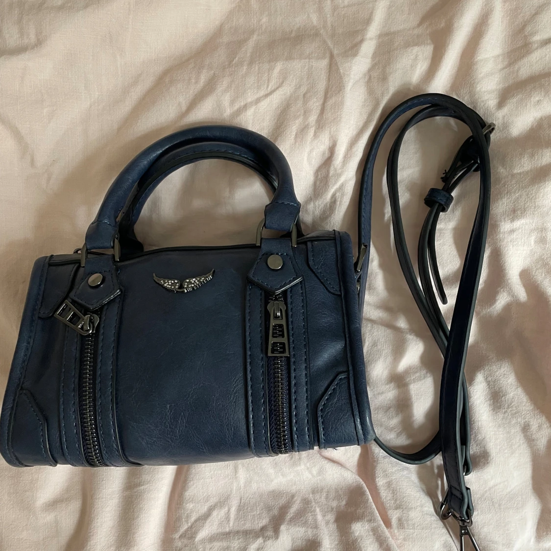 Mörkblå zadig voltaire väska - 2