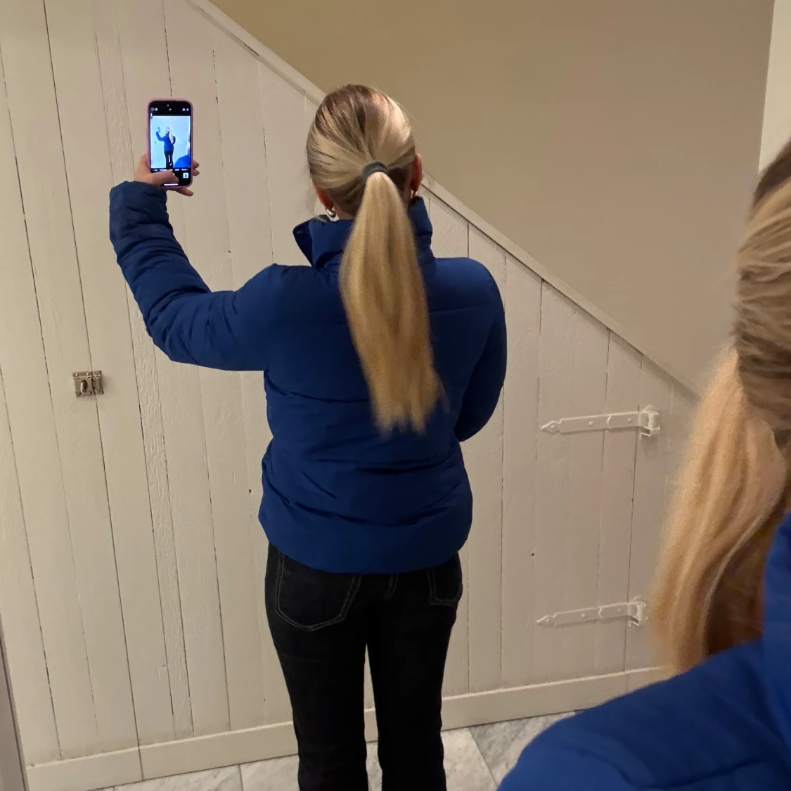 Blå pufferjacka från ONLY - 2