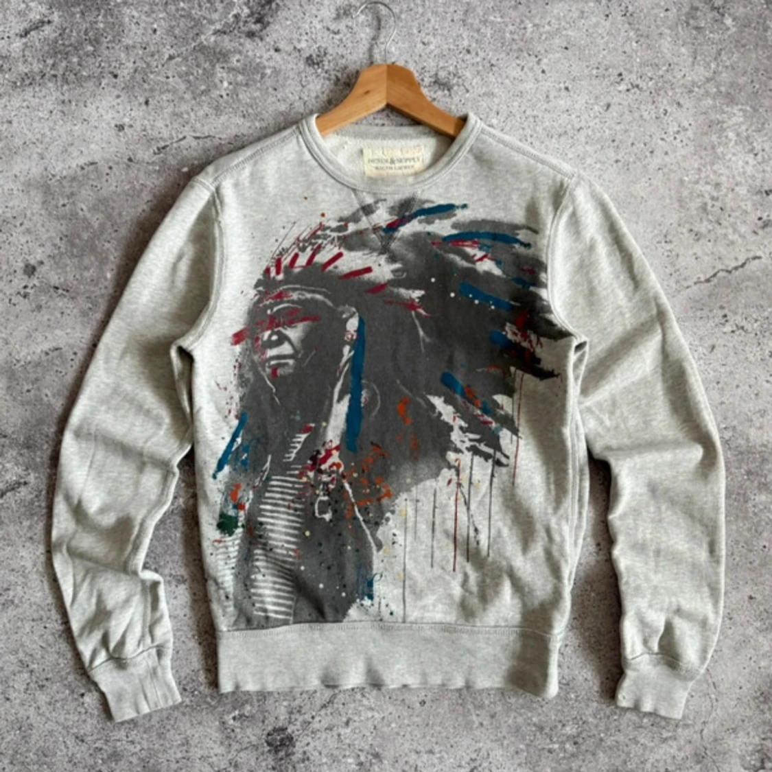 Grå sweatshirt från Ralph Lauren XS