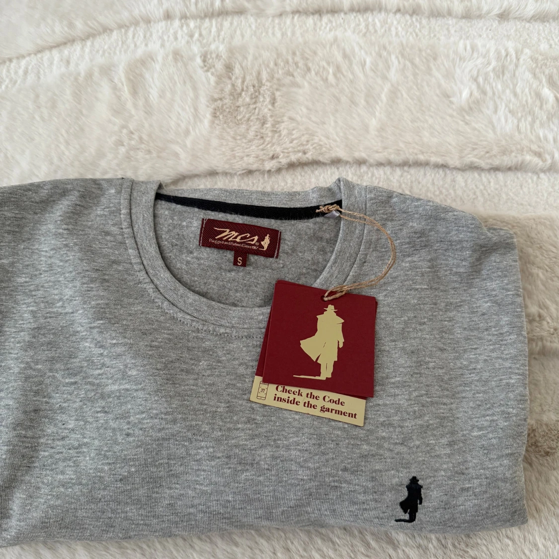 Grå sweatshirt från MCS - 1