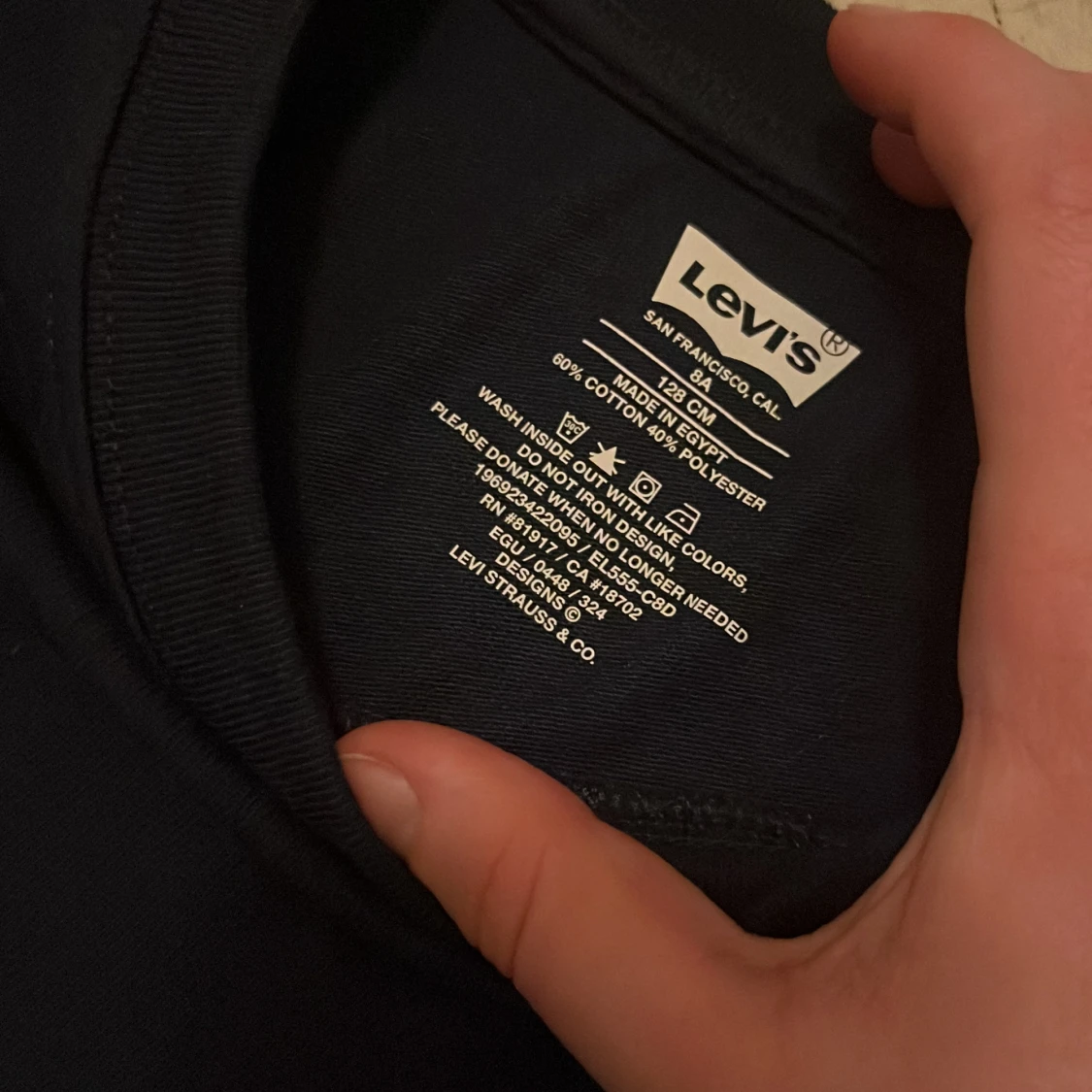 Svart långärmad tröja från Levi's - 3