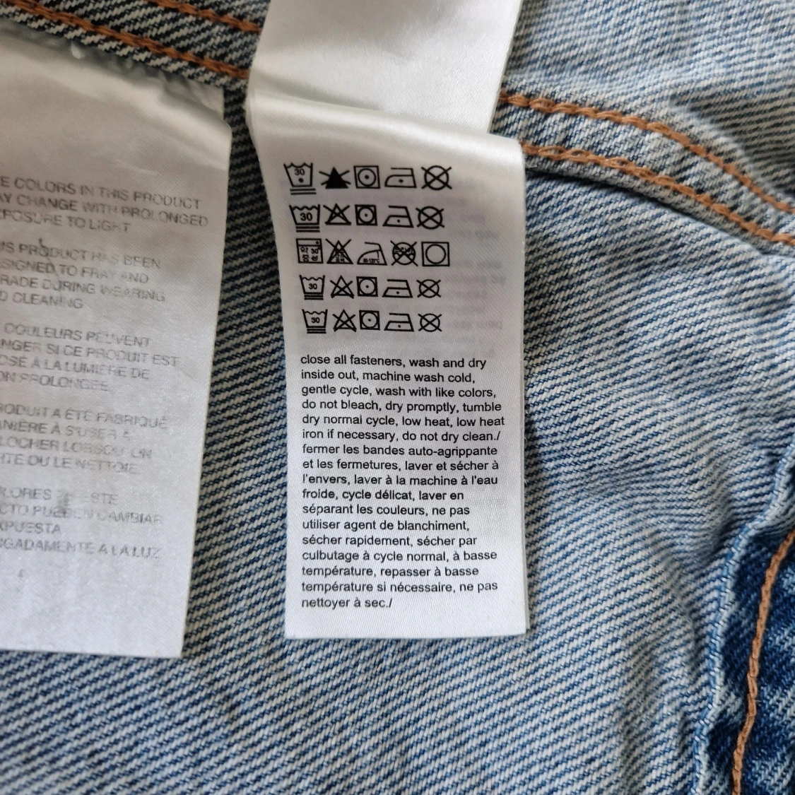 Blå jeansjacka Calvin Klein XS - 3