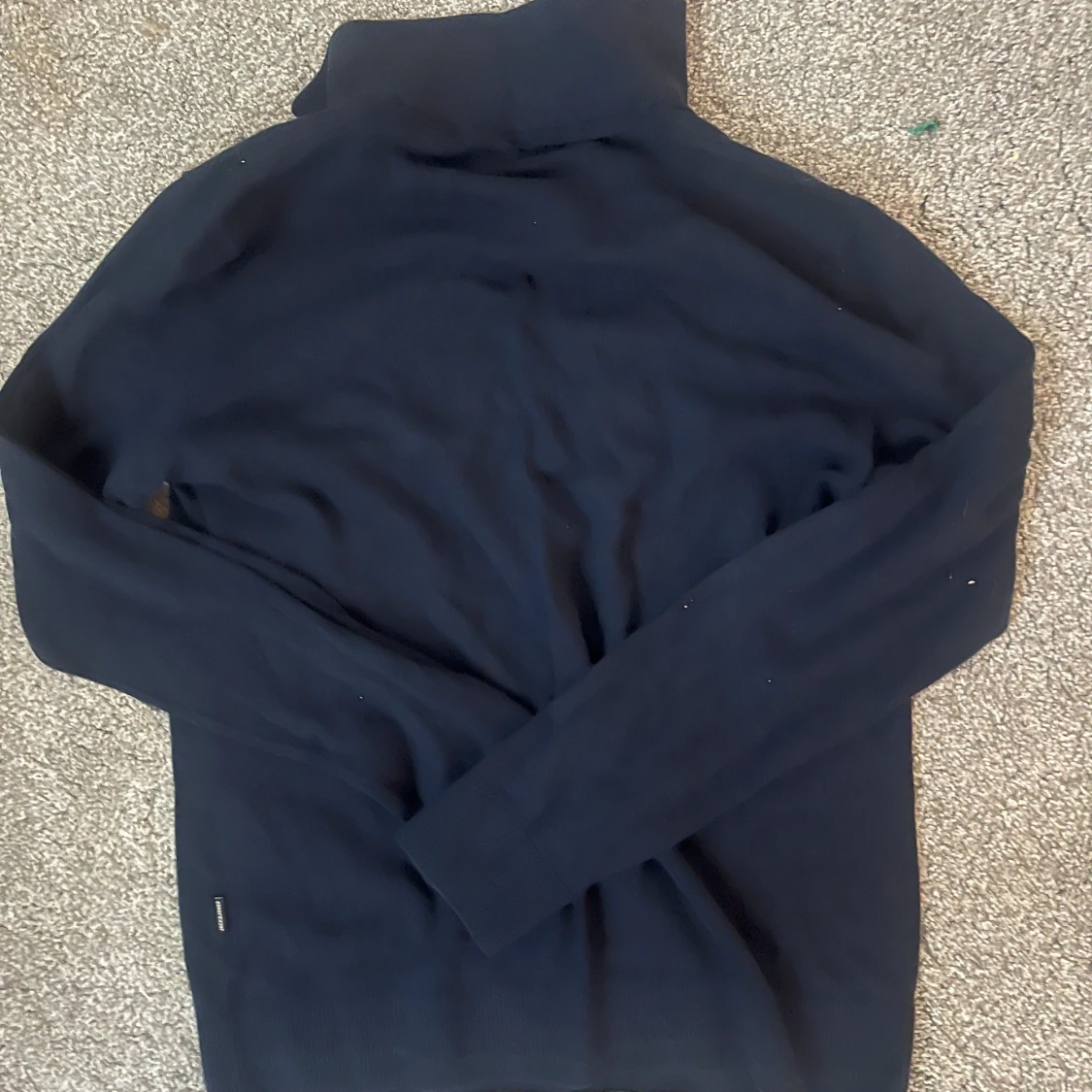 Marinblå half zip tröja Jack & Jones - 1