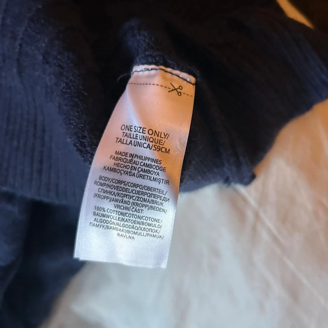 Mörkblå kabelstickad tröja Polo Ralph Lauren - 2