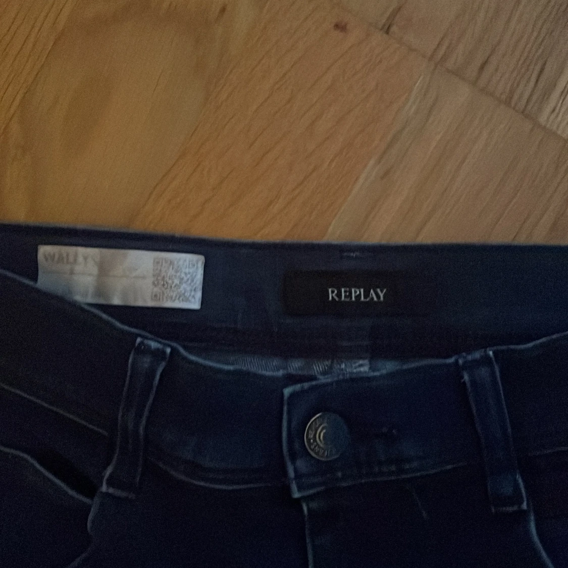 Svarta Replay jeans straight fit - 4