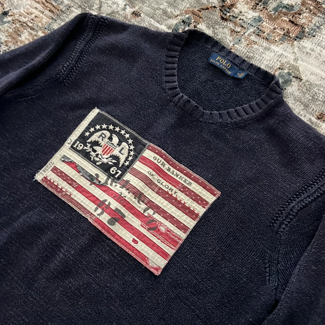 Stickad Ralph Lauren tröja  - 1