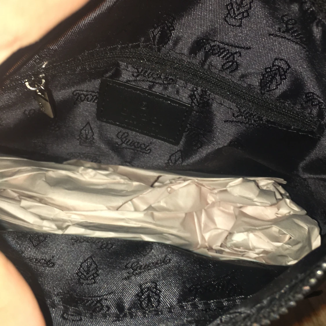  axelväska med GG-mönster - 2